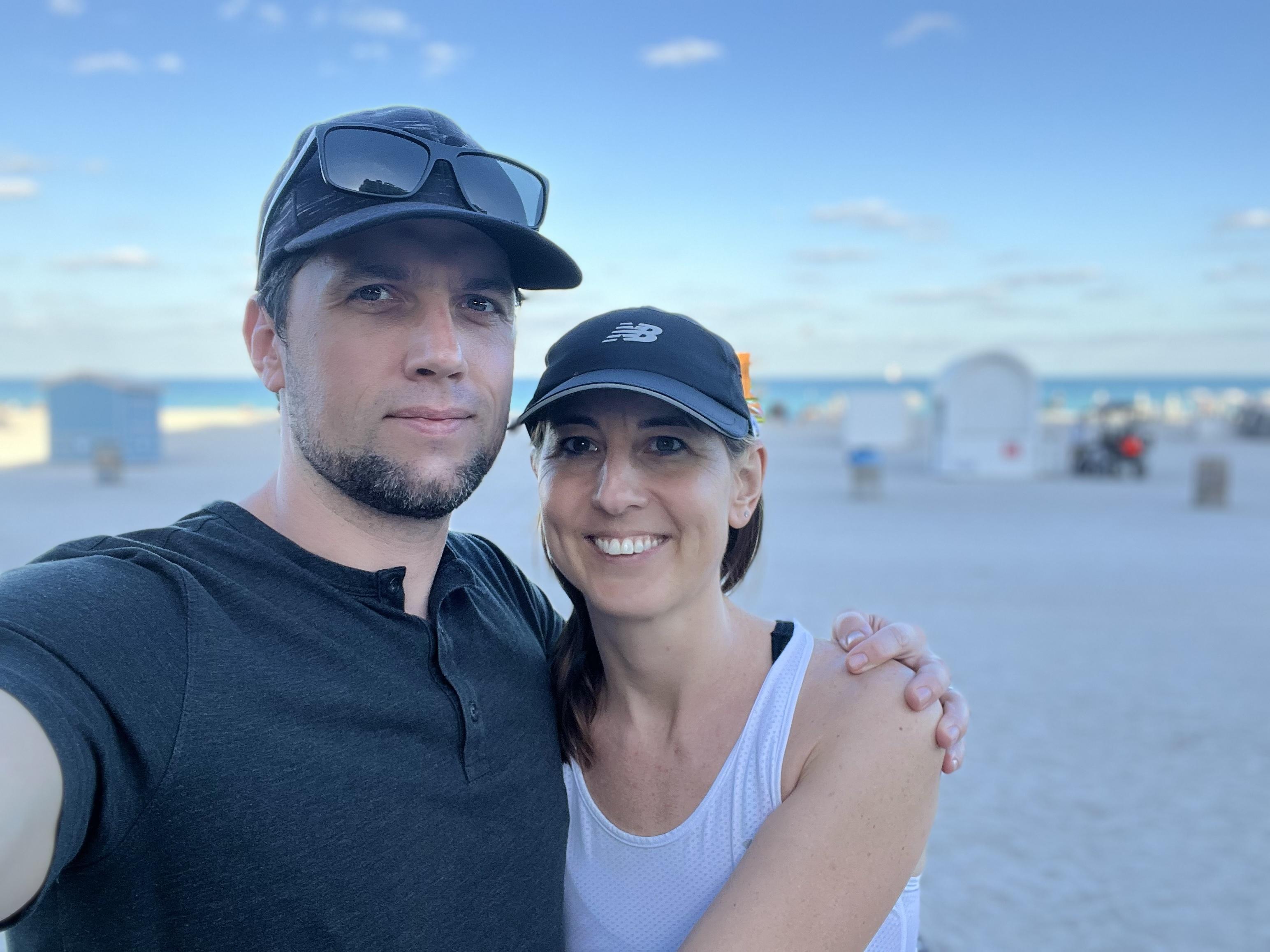 Photo of Jonathan & Debi on the beach